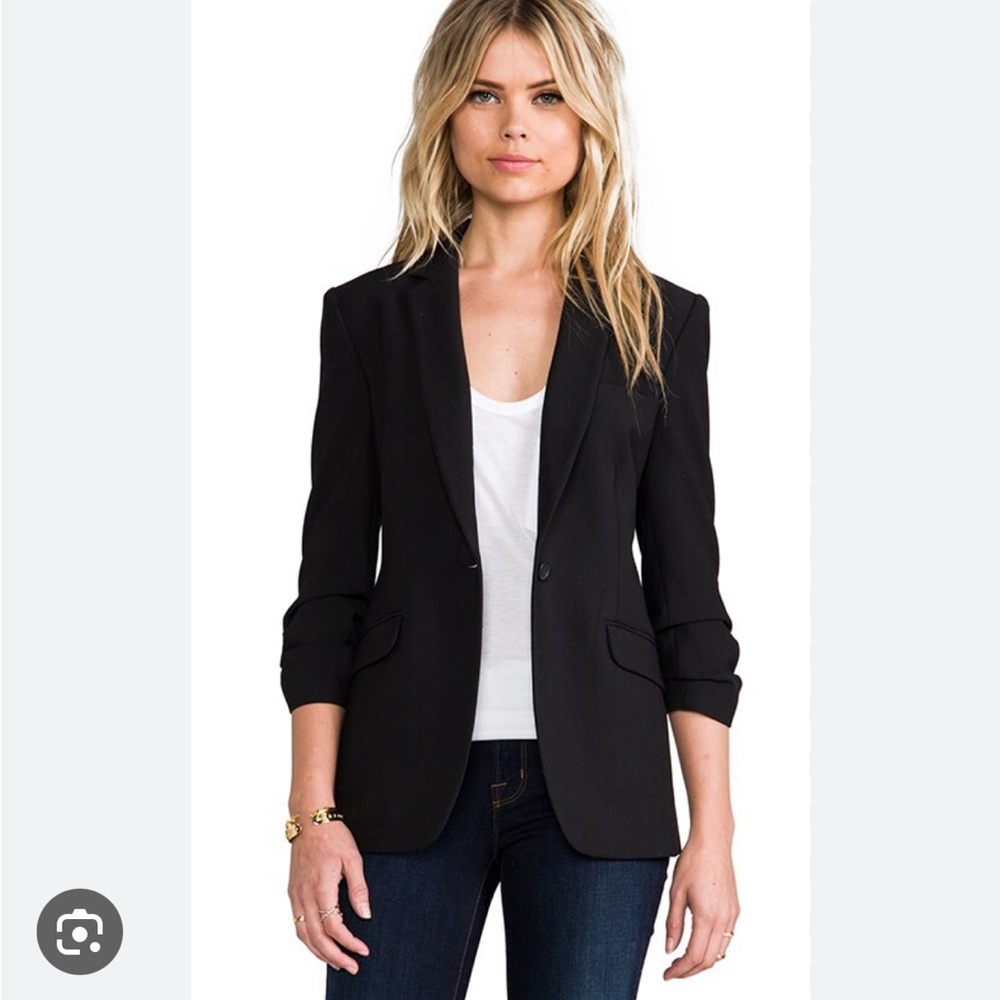 Elizabeth And James Black Blazer